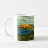 Haystacks Under a Rainy Sky von Vincent van Gogh Kaffeetasse (Links)