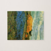 Haystacks Under a Rainy Sky von Vincent van Gogh Puzzle (Horizontal)