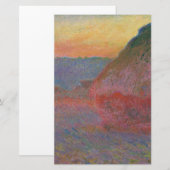 Haystacks (von Claude Monet) Briefpapier (Vorne/Hinten)