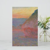 Haystacks (von Claude Monet) Briefpapier (Stehend Vorderseite)