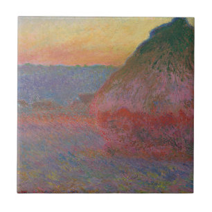 Haystacks (von Claude Monet) Fliese
