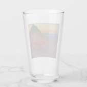 Haystacks (von Claude Monet) Glas (Rückseite)
