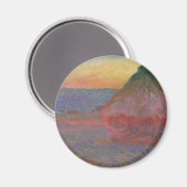 Haystacks (von Claude Monet) Magnet (Vorderseite/Rückseite)