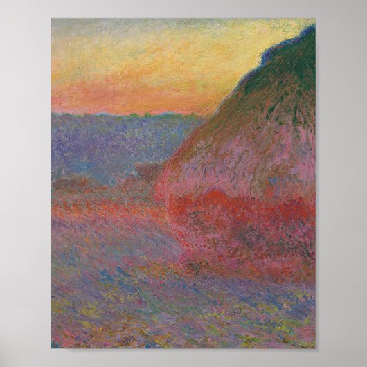 Haystacks (von Claude Monet) Poster (Vorne)