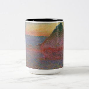Haystacks (von Claude Monet) Zweifarbige Tasse