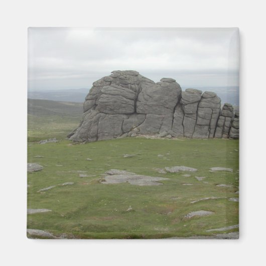 Haytor. Felsen in Devon England. Magnet (Vorne)