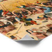 Haywain Triptych - Hieronymus Bosch Poster (Ecke)