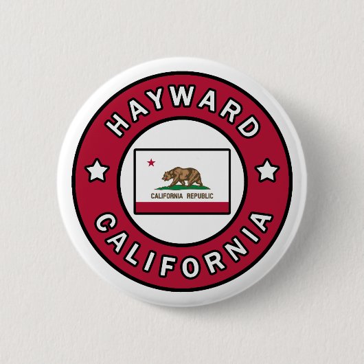 Hayward California Button (Vorderseite)