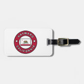 Hayward California Gepäckanhänger (Vorderseite horizontal)