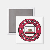 Hayward California Magnet (Vorderseite/Rückseite)