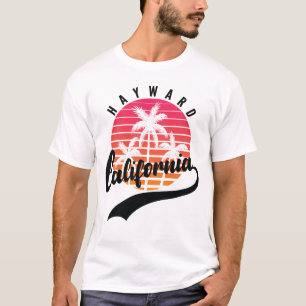 Hayward, California Retro Sunset Men's T - Shirt