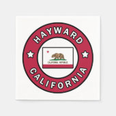 Hayward California Serviette (Vorderseite)