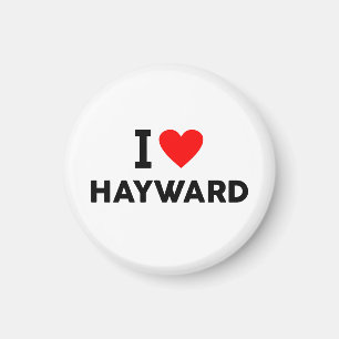 Hayward Stadt Vereinigte Staaten Amerika USA Liebe Magnet