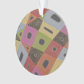 Haywire in Gray Acrylic Ornament (Vorderseite)