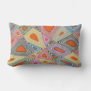 Haywire in Orange Outdoor Lumbar Schubkissen Kissen Für Draußen