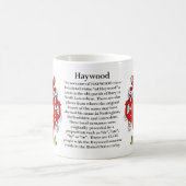 Haywood, der Ursprung, die Bedeutung und das Kaffeetasse (Mittel)