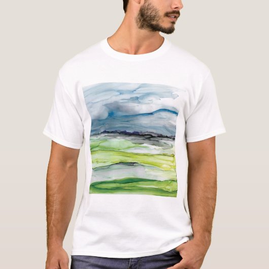 HAZ01 gewaschene Vistas 1.tif T-Shirt (Vorderseite)