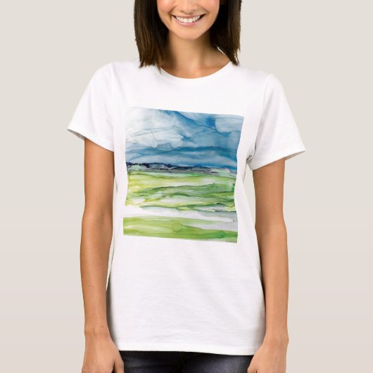HAZ02 gewaschene Vistas 2.tif T-Shirt (Vorderseite)