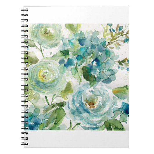 HAZ06 cooler Watercolor Floral.tif Notizblock (Vorderseite)