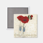 HAZ37 Inspiriert Red.tif Magnet (Vorderseite/Rückseite)