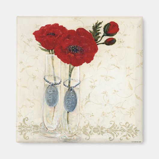 HAZ37 Inspiriert Red.tif Magnet (Vorne)