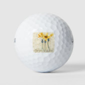 HAZ38 Inspiriert Gelb.tif Golfball (Vorderseite)