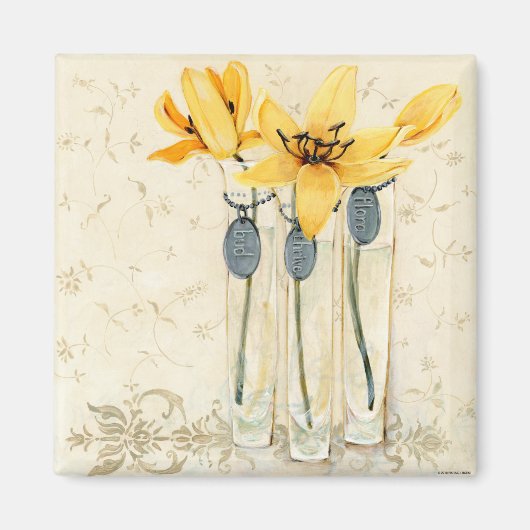 HAZ38 Inspiriert Gelb.tif Magnet (Vorne)