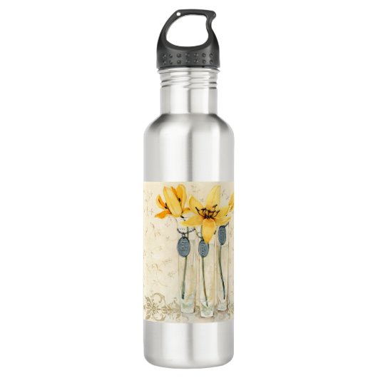 HAZ38 inspiriertes Yellow.tif Edelstahlflasche (Vorderseite)