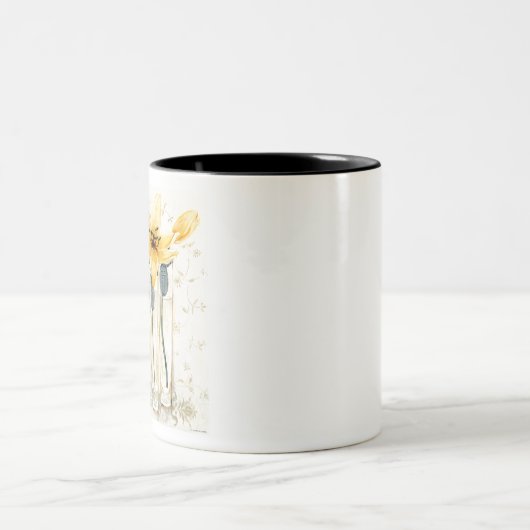 HAZ38 inspiriertes Yellow.tif Zweifarbige Tasse (Mittel)