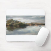 HAZ93 Fluss Fields.tif Mousepad (Mit Mouse)