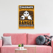 Haz Classic Poster (B1_All 3) auf Leinwand (Insitu (Wohnzimmer))