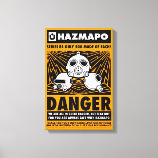 Haz Classic Poster (B1_All 3) auf Leinwand