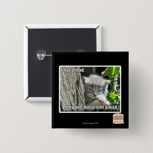 Haz I ein wütendes Button (Vorne & Hinten)