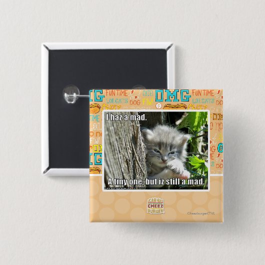 Haz I ein wütendes Button (Vorne & Hinten)