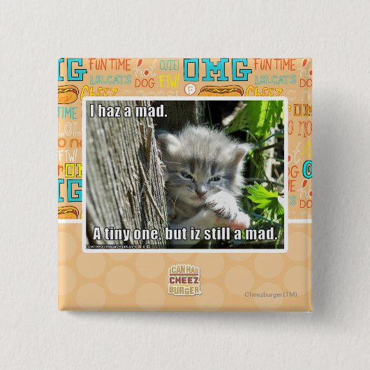 Haz I ein wütendes Button (Vorderseite)