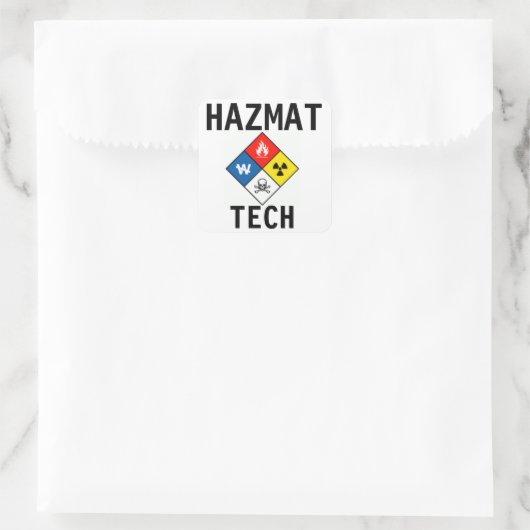 Haz Mat Tech Aufkleber (Tasche)