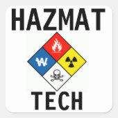 Haz Mat Tech Aufkleber (Vorderseite)