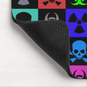 Hazard Pattern Multicolored Mousepad (Ecke)