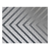Hazard Stripe Metal Fotodruck (Vorne)