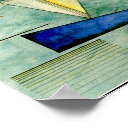 Haze, beliebtes Kandinsky-Kunstwerk, Poster (Ecke)