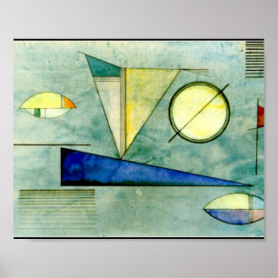 Haze, beliebtes Kandinsky-Kunstwerk, Poster