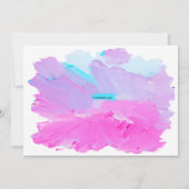 Haze Create and Celebrate Foto Einladung (Rückseite)