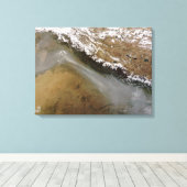 Haze entlang des Himalaya-Gebirges Leinwanddruck (Insitu (Holzboden))