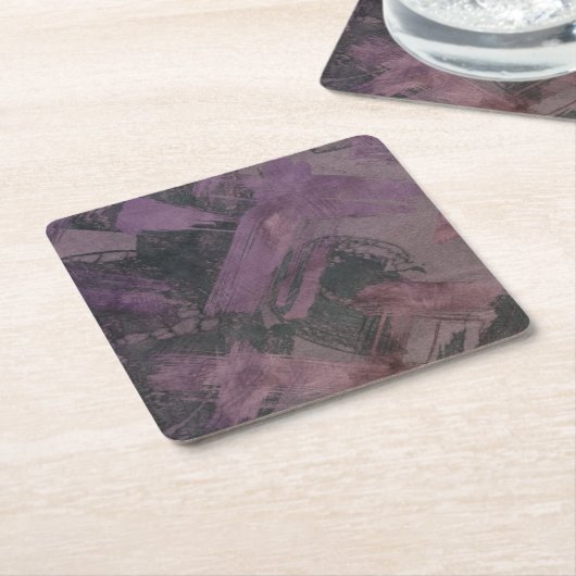 Haze I Rechteckiger Pappuntersetzer (angewinkelt)