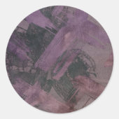 Haze I Runder Aufkleber (Vorderseite)