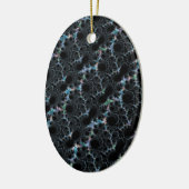 Haze - Mandelbrot-Fraktal Keramik Ornament (Links)