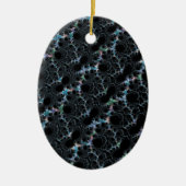 Haze - Mandelbrot-Fraktal Keramik Ornament (Vorne)