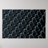 Haze - Mandelbrot-Fraktal Poster (Vorne)