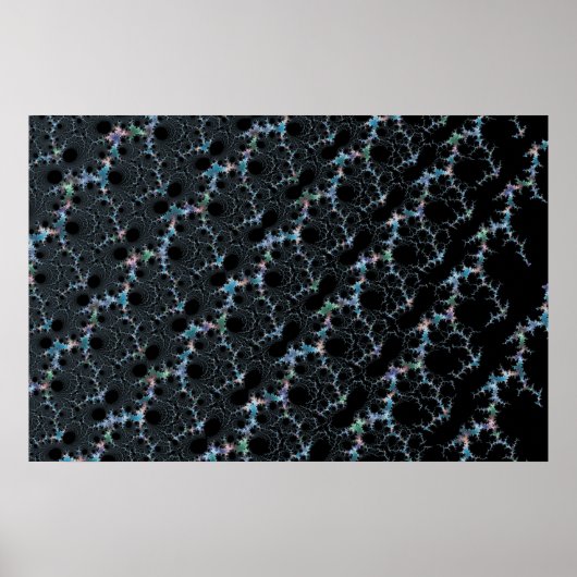 Haze - Mandelbrot-Fraktal Poster (Vorne)