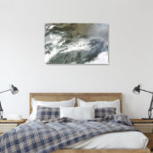 Haze über der China Leinwanddruck (Insitu (Schlafzimmer))